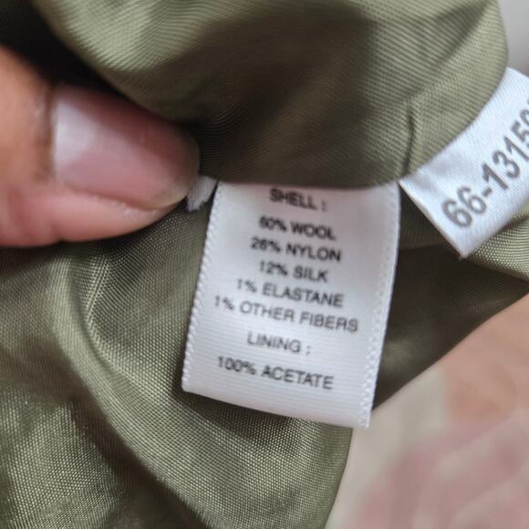 Ann Taylor Y2K Academia Equestrian English Countryside Wool Blend Tweed Skirt 8P - Picture 9 of 12